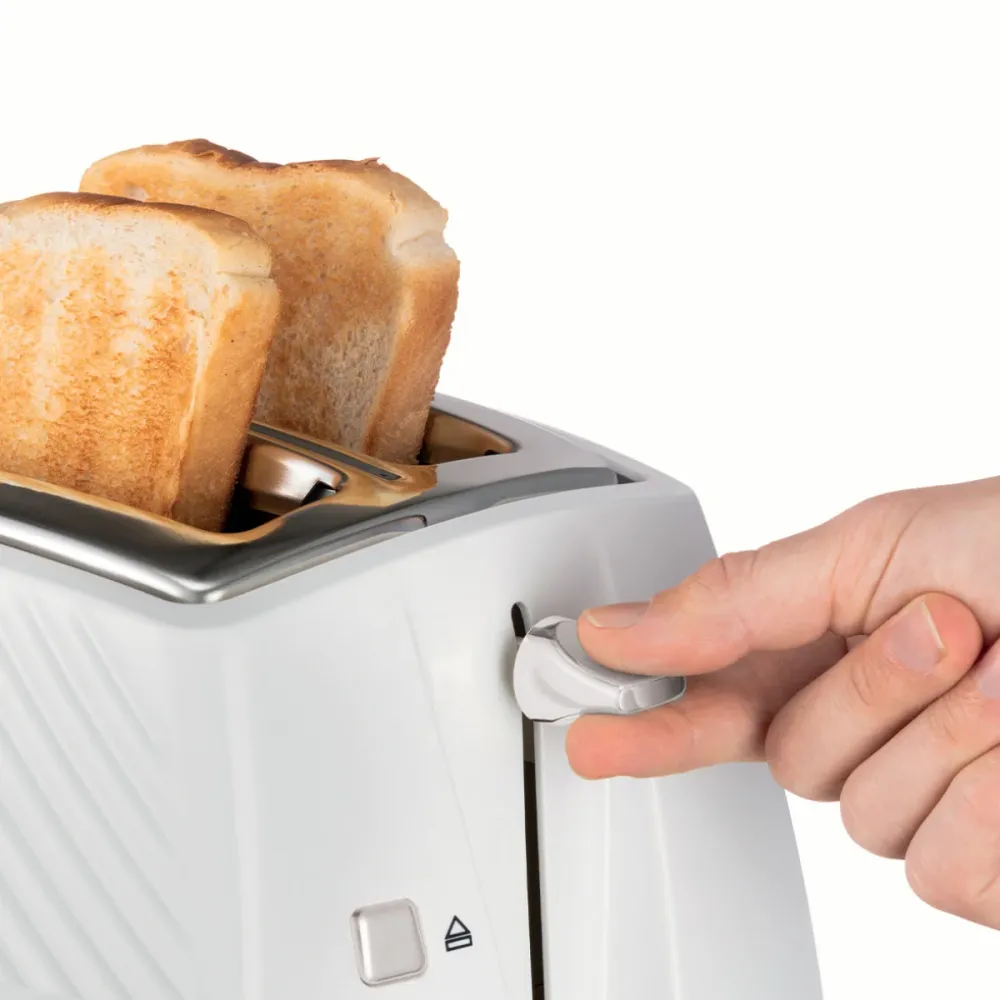Russell Hobbs Toaster 26391-56 Groove 2s Weiss