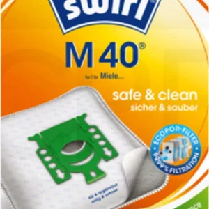 Sacchetti Microfibra x4 e Filtro Aria Compatibili per Aspirapolvere Mìele, Hoover