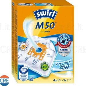 Sacchetti Microfibra x4 e Filtro Aria Compatibili per Aspirapolvere Mìele
