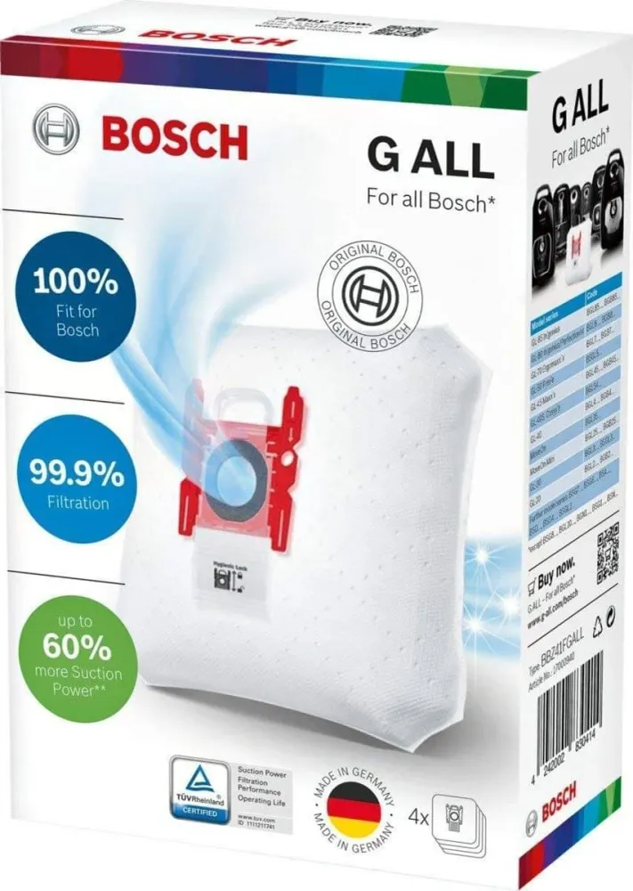 Sacchetti PowerProtect OrIginale Bosch per aspirapolvere 5L
