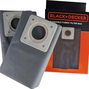 SACCHETTI RACCOGLIPOLVERE STOFFA per bidone aspiratutto lt. 30 Black Decker