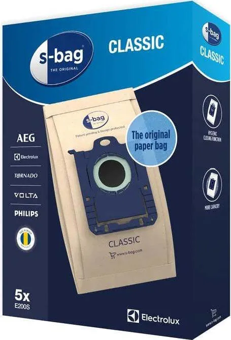 Sacchetto aspirapolvere Electrolux 900 168 462 S BAG E200S