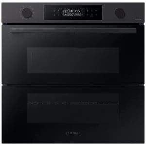 Samsung nv7b4540vbb forno ad incasso dual cook flex™ serie 4 76 l + black inox