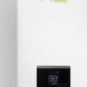 Scaldabagno Camera Stagna Gas Savio SAVINO HE 12S Low NOx METANO Completo di Kit Scarico Fumi