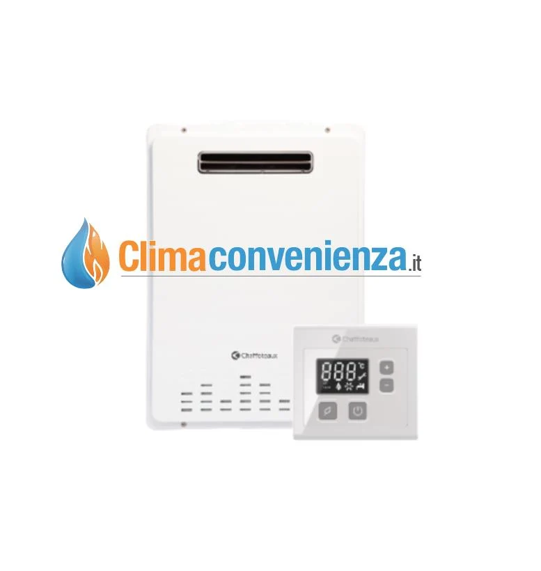 Scaldabagno Gas Chaffoteaux Avenir Plus LNX Outdoor 11 litri low NOx GPL