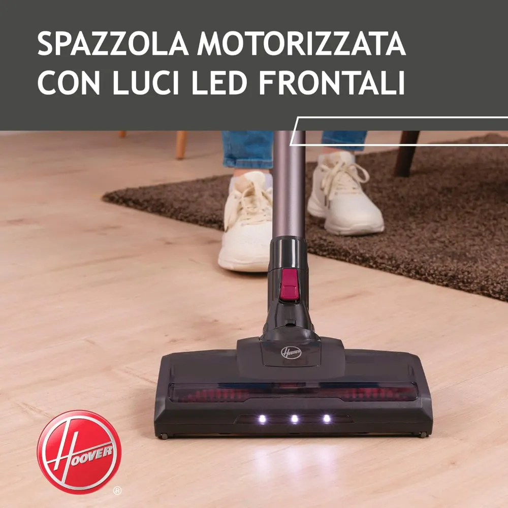 Scopa Elettrica Senza Filo Hoover HF110P 011 170W 0,9 Litri Magenta