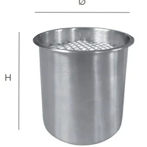 Serbatoio rotondo lattina unico strato 0,3 litri bioserb03 Tecnoairsystem
