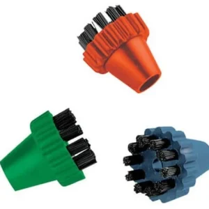 Set 3 Spazzolini colorati con filetto per Vaporetto, Lecoaspira, Mondial Vap, Unico Polti SLDB2375