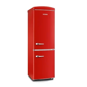 Severin Frigorifero Combinato Retro' Vintage Total No Frost Rosso RKG 8997