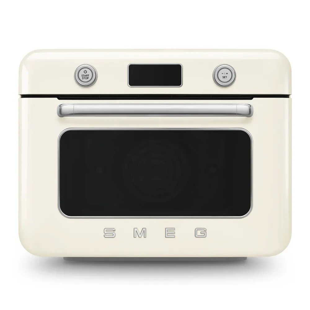 Smeg Forno combinato vapore da appoggio panna lucido