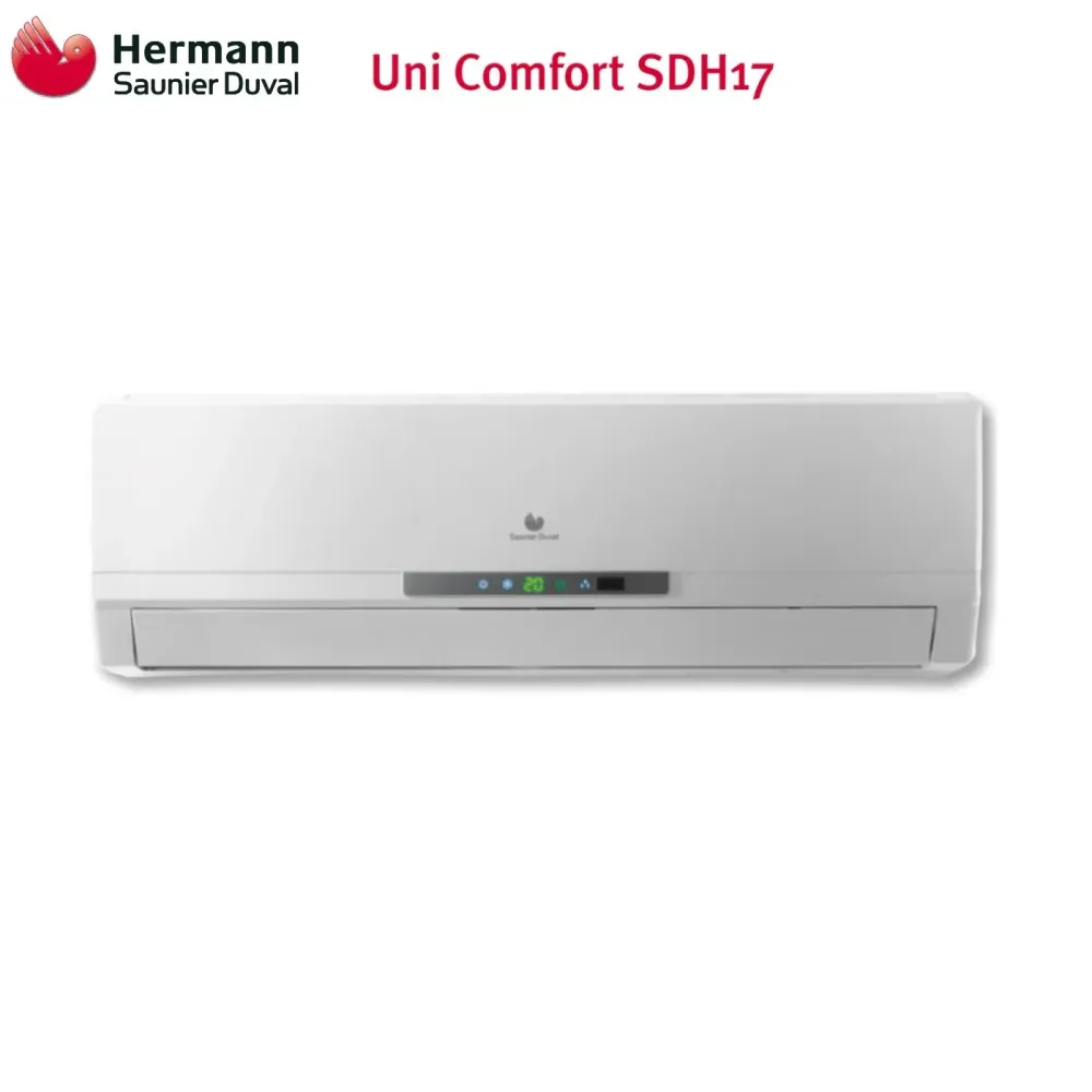Solo Unità Interna Parete Hermann Saunier Duval serie UNI COMFORT 12000 Btu SDH 17-035 NWI R-410