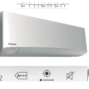 Solo Unità Interna Parete Panasonic Serie Etherea Silver Inverter 12000 Btu CS-XZ35VKEW Gas R-32 Wi-Fi