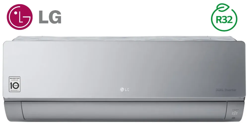 Solo Unità Interna Parete LG Serie Artcool Silver Inverter 12000 Btu AC12SQ.NSJ Gas R-32 Wi-Fi