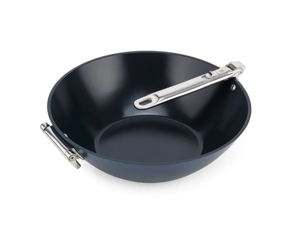 Space wok d32cm gestisce pieghevole