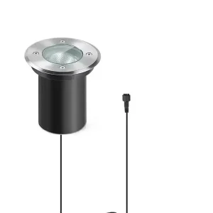 Spot di terra - 120mm | Illuminazione da giardino 12V | Plug and Play | IP65 | Caldo/bianco