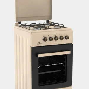 Staylux Cucina gas con forno gas 4 Fuochi 50x50 cm colore Beige Rustico