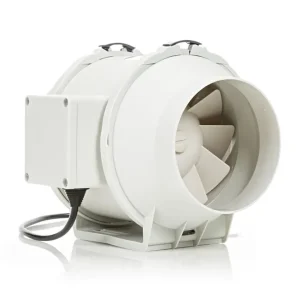 STERR DFA125 - 125 mm Ventilatore da Condotto, motore due velocità, 248 m³/h, 28 W