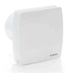 STERR LFS100-QH - 100 mm Aspiratore da Bagno, con sensore umidità, 95 m³/h, Bianco