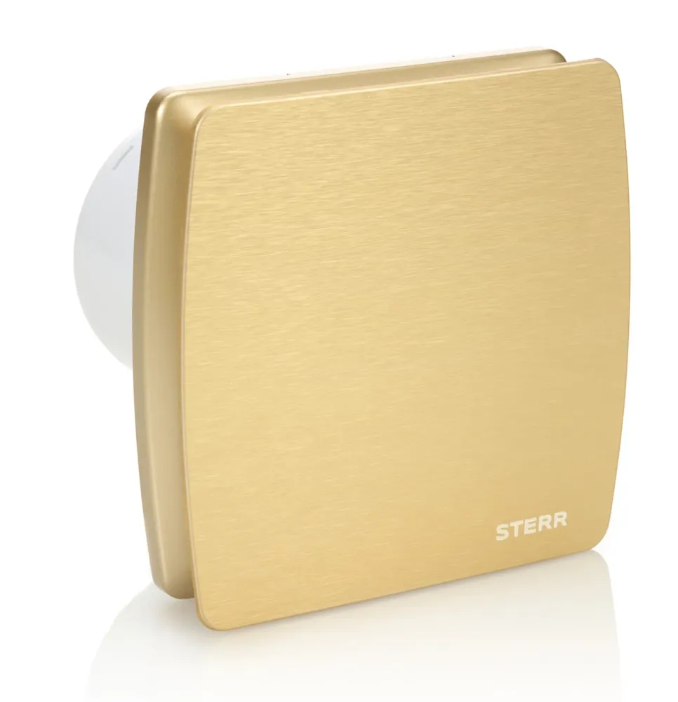 STERR LFS120-QZ - 120 mm Aspiratore da Bagno, 160 m³/h, Oro