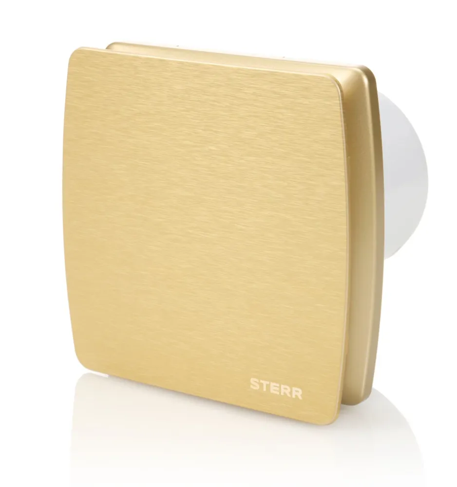 STERR LFS120-QZ - 120 mm Aspiratore da Bagno, 160 m³/h, Oro