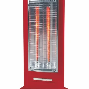 Stufa al Carbonio 1200W 2 Elementi Kooper Marrakech Rosso
