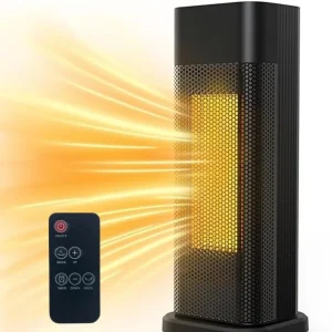 Stufa Elettrica 2000W PTC Termoventilatore con 3 Modalità Oscillante Timer