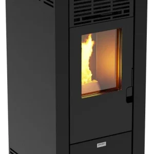 Stufa Pellet ad Aria Ventilata 8,87kW Stella 90 Nera