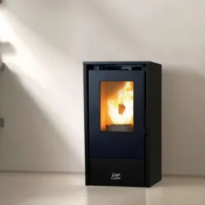 Stufa Pellet Ventilata Last Calor Anselmo Cola Susanna 6,4 kW Nera