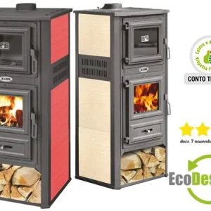 Stufe legna K-Line Kalorosa con forno. Prezzo per Pezzo.