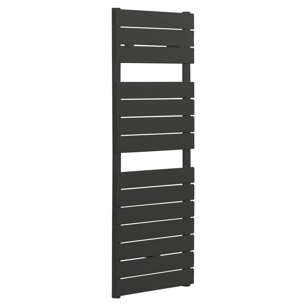 Termoarredo idraulico modello Palermo di Lazzarini 1213x500 - Nero Opaco