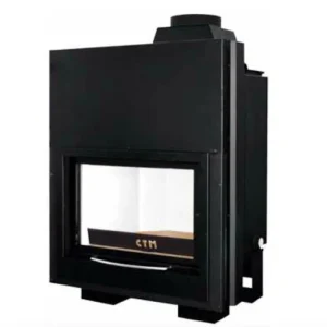 Termocamino Legna CTM BASIC 30 kW scomparsa verticale con produzione Acqua calda sanitaria ACS