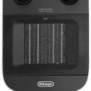 Termoventilatore DeLonghi Bend Line HFX60C20 2000W con filtro anti polvere, Nero