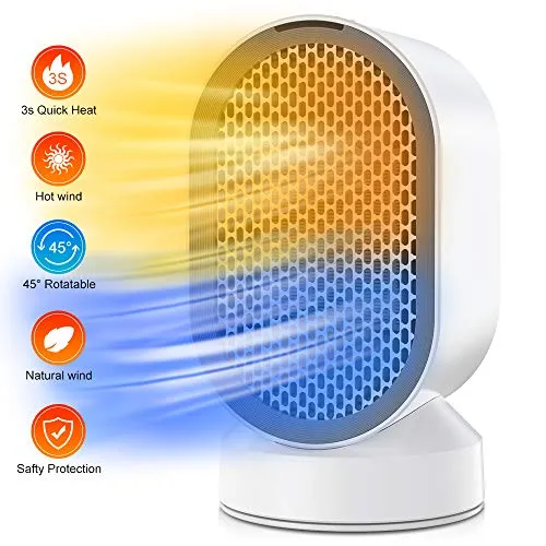 Termoventilatore Elettrico,Termoventilatore Ceramico con Termostato...