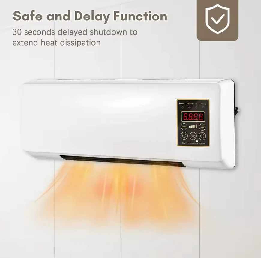 Termoventilatore Split da Parete 2--1: Comfort Caldo e Fresco Tutto l'Anno