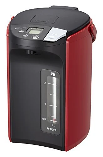 TIGER Kettle Elettrico 3.0L Vaporless VE PIP-A300-R Rosso