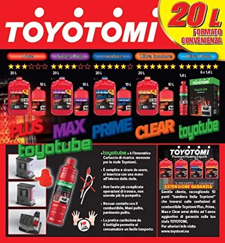 Toyotomi Plus 20 Litri, Combustibile Universale di alta qualità 20 litri