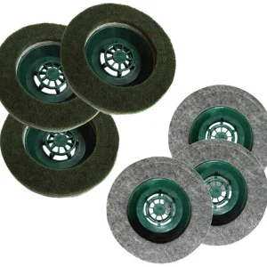 Tris Di Spazzole Feltro e Ruvidi Per Lucidatrice Vorwerk PL 510 PL 511 PL 512