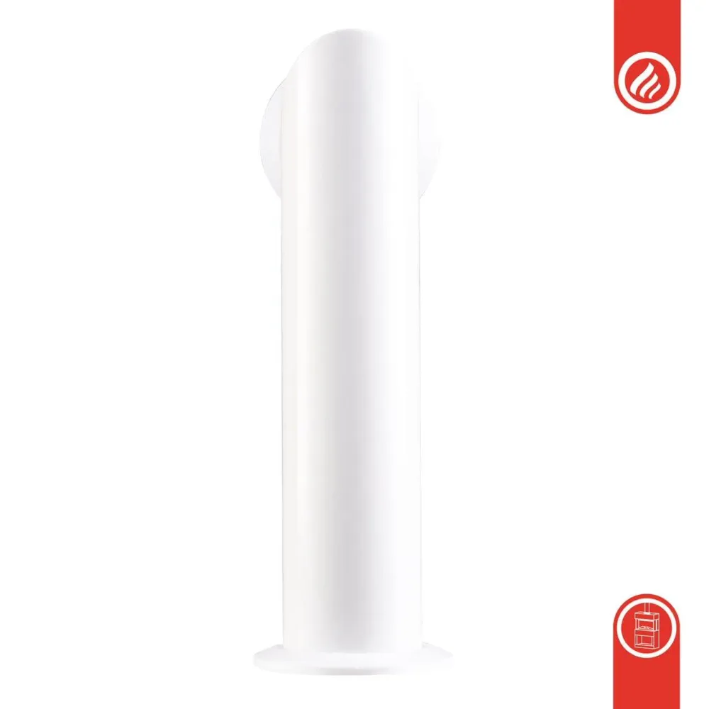 Tubo fumi KAMINIO tubo stufa MAX per caminetti elettrici - bianco