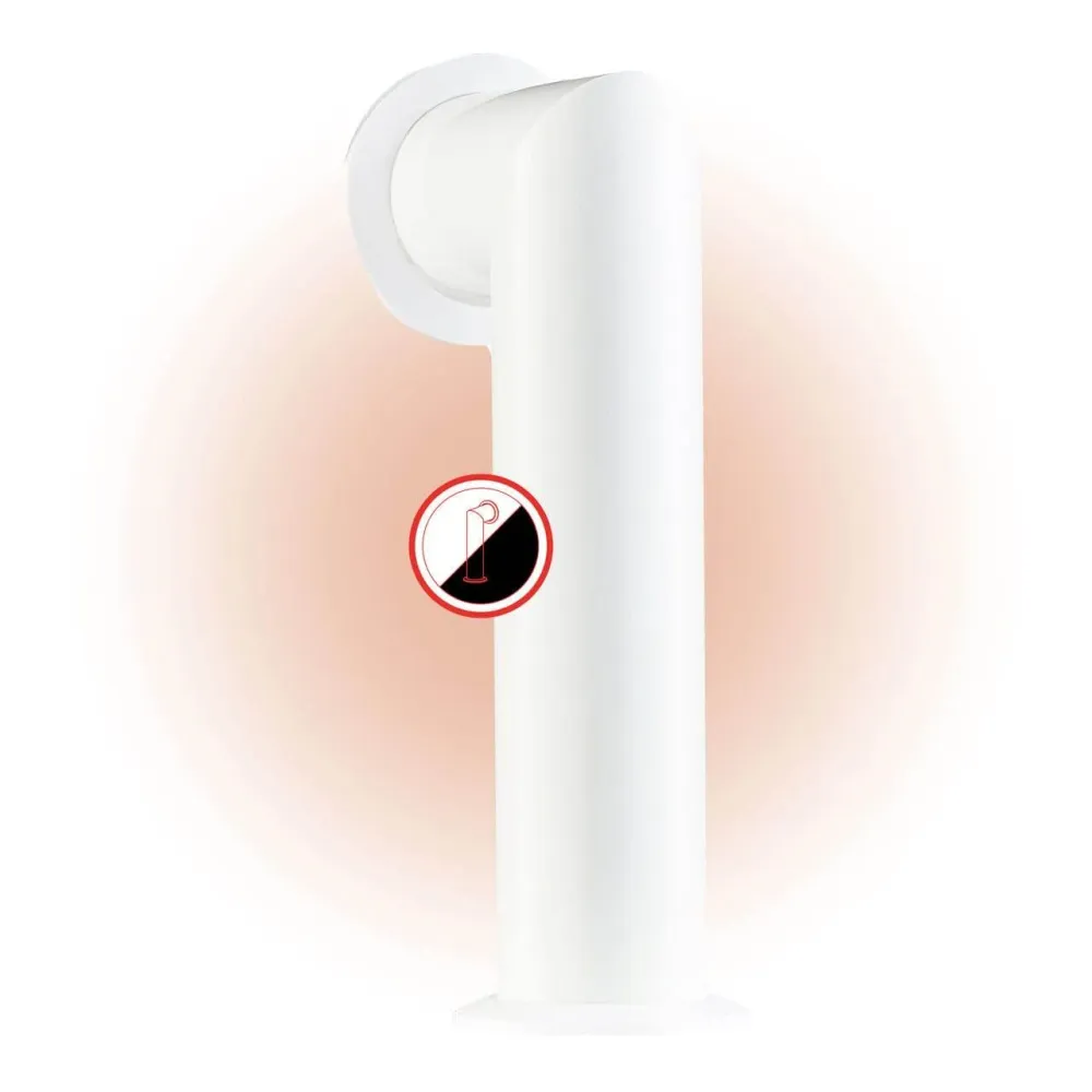 Tubo fumi KAMINIO tubo stufa MAX per caminetti elettrici - bianco