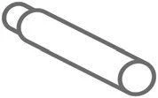 Tubo prolunga alluminio per radiatori Italkero cod. 70000720 - diametro 32 mm - lunghezza 500 mm