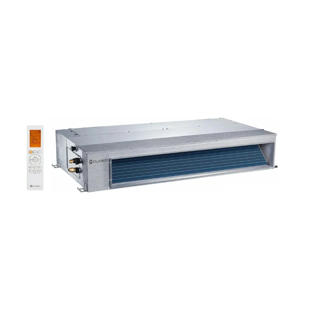 Unità Interna Canalizzabile Clivet 12000 Btu ID3-XY 35M R-32 Wi-Fi Optional con Telecomando