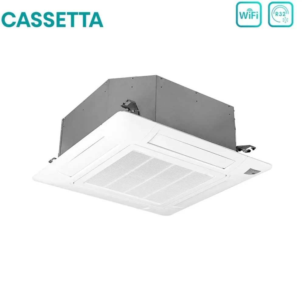 Unità Interna Cassetta Hisense 9000 Btu ACT26UR4RCC8 R-32 Wi-Fi Optional con Telecomando e Pannello Incluso