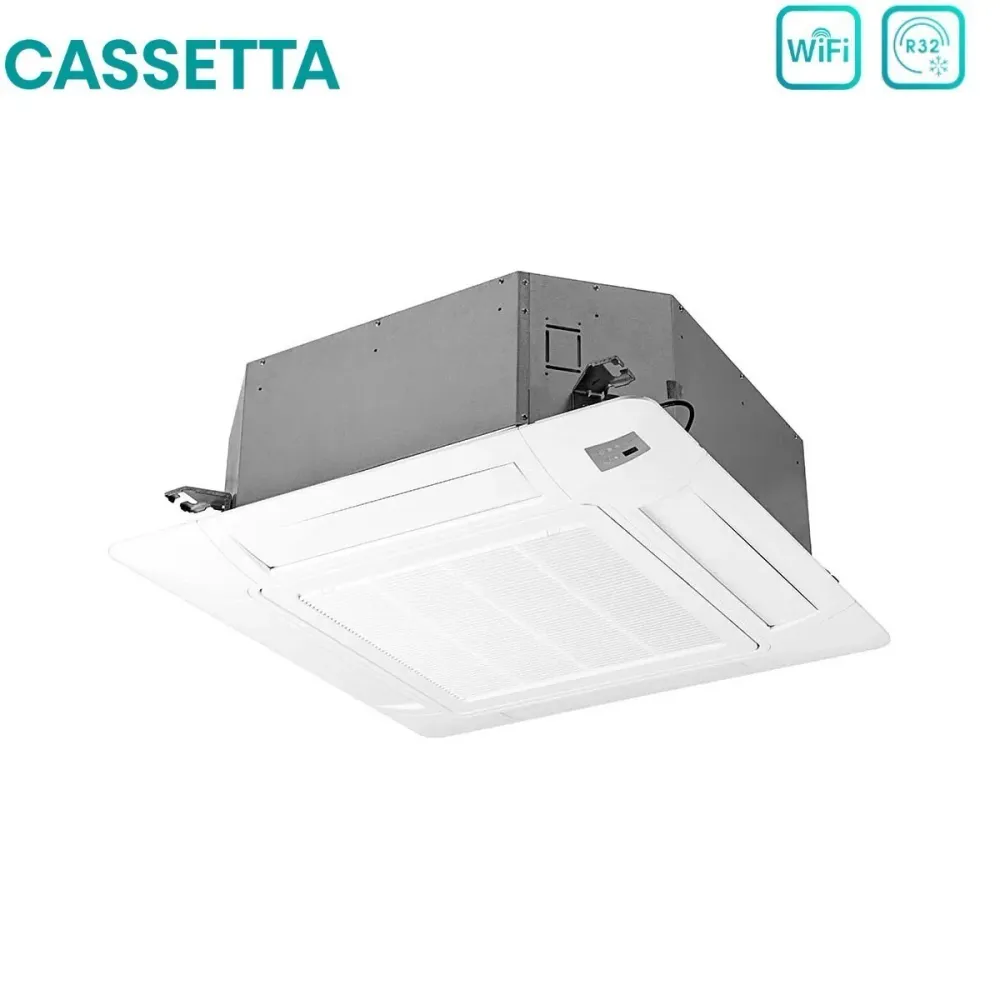 Unità Interna Cassetta Hisense 9000 Btu ACT26UR4RCC8 R-32 Wi-Fi Optional con Telecomando e Pannello Incluso
