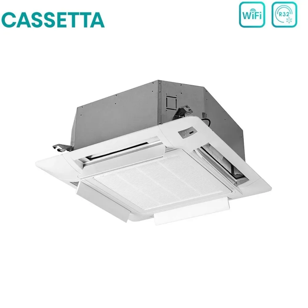 Unità Interna Cassetta Hisense 9000 Btu ACT26UR4RCC8 R-32 Wi-Fi Optional con Telecomando e Pannello Incluso