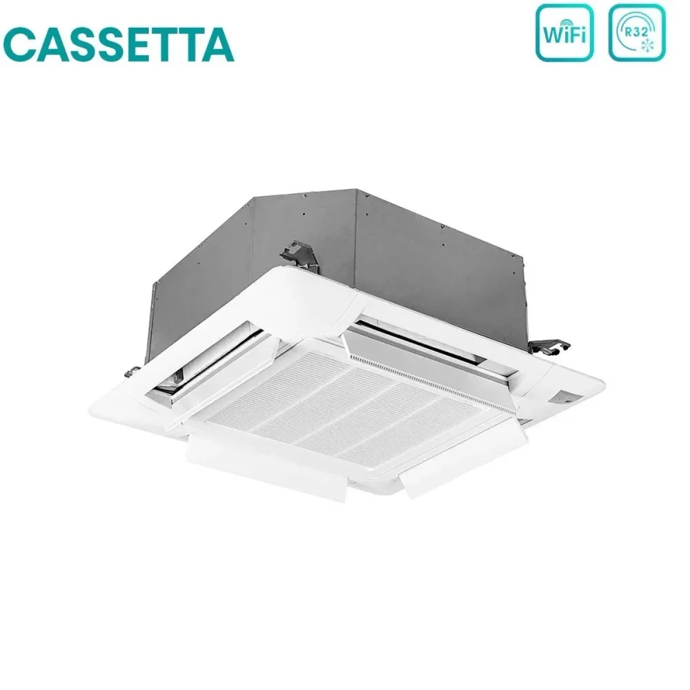 Unità Interna Cassetta Hisense 9000 Btu ACT26UR4RCC8 R-32 Wi-Fi Optional con Telecomando e Pannello Incluso