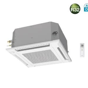 Unità Interna Cassetta 4 Vie Fujitsu KV 14000 Btu AUXG14KVLA R-32 con Telecomando e Griglia
