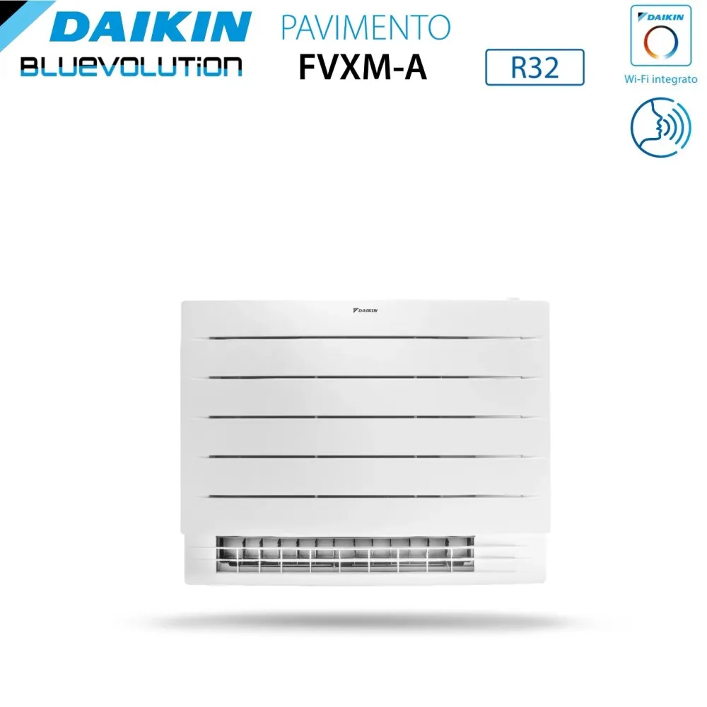 Unità Interna Daikin Bluevolution Perfera Pavimento 18000 Btu FVXM50A R-32 Wi-Fi Integrato Telecomando Infrarossi Incluso
