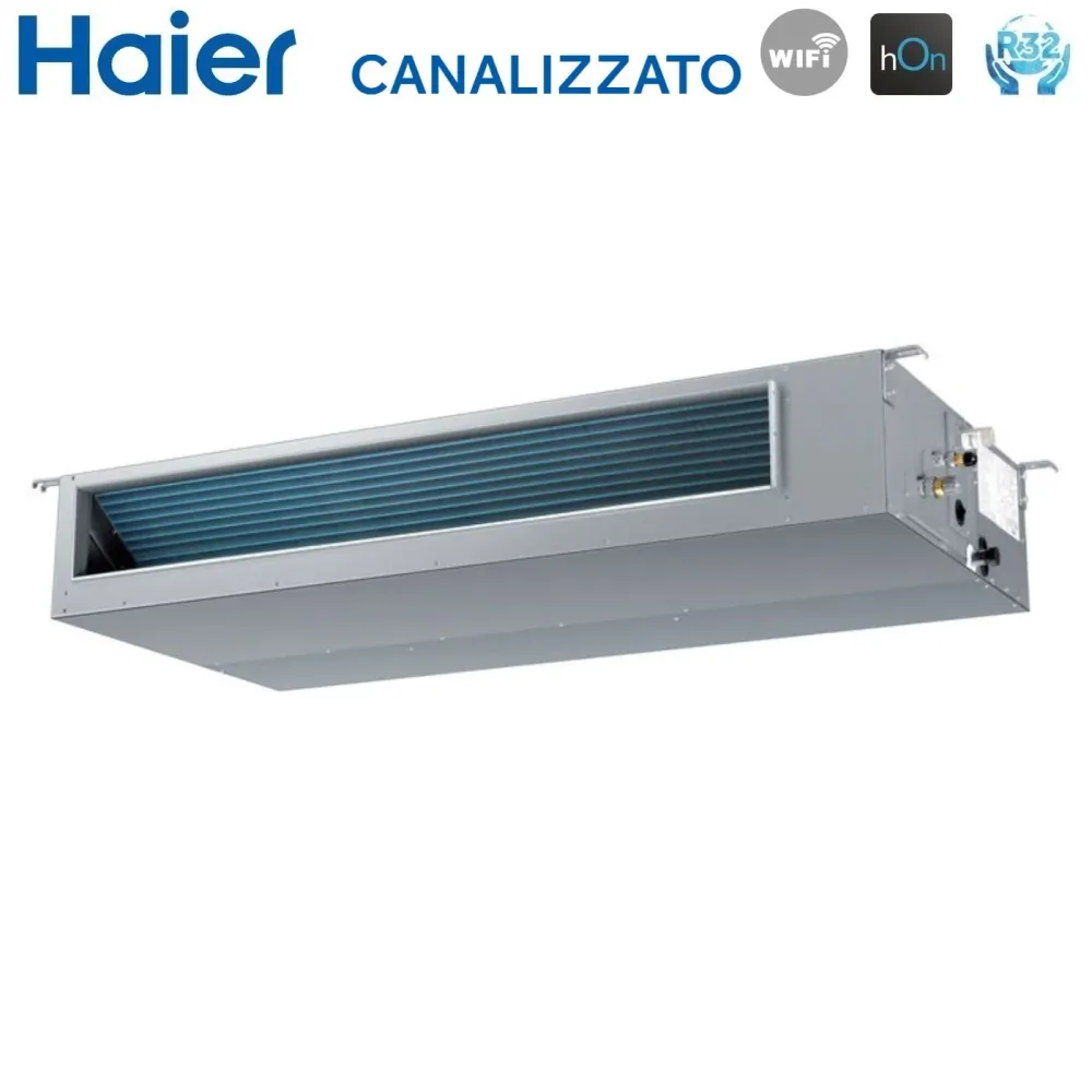 Unità Interna Haier Canalizzato Canalizzabile Media Prevalenza 18000 Btu AD50S2SM3FA R-32 Wi-Fi Optional