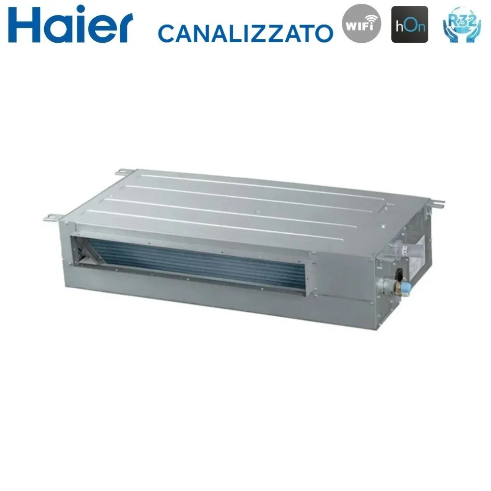 Unità Interna Haier Canalizzato Slim Bassa Prevalenza 12000 Btu AD35S2SS1FA(H) R-32 Wi-Fi Integrato