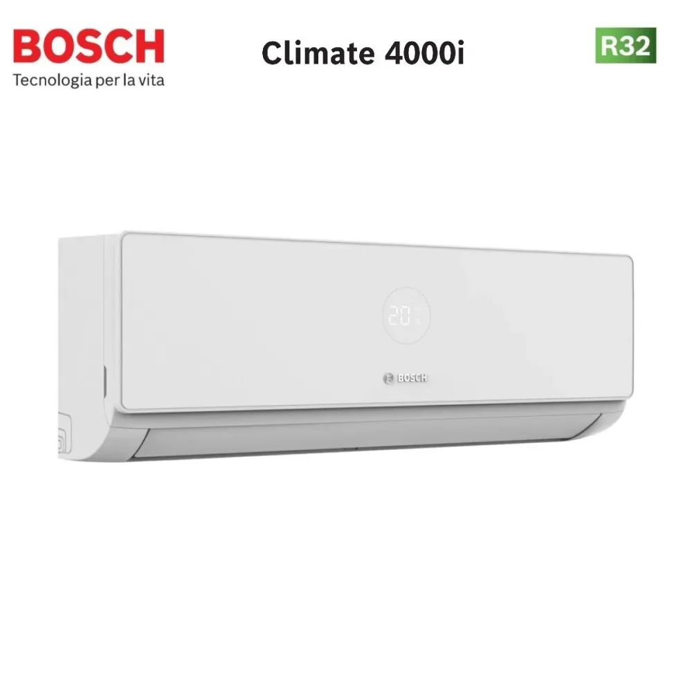Unità Interna Parete Bosch CLIMATE 4000i 9000 Btu CLIMATE 4000i 26WE R-32 Wi-Fi Optional